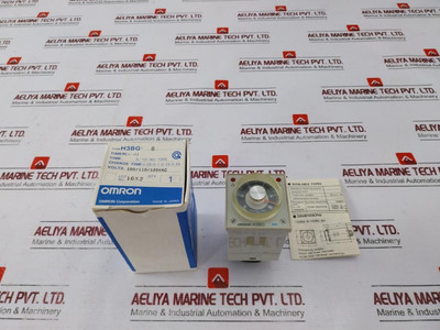 Omron H3Bg-8 Timer 0-10 Sec 100/110/120Vac 50/60Hz Omron H3Bg-8 Timer 0-10 Sec 100/110/120Vac 50/60Hz