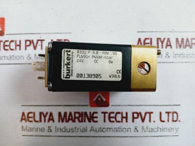 Burkert 0331 F 3,0 Fpm Ms Solenoid Valve 24V Dc 8W Burkert 0331 F 3,0 Fpm Ms Solenoid Valve 24V Dc 8W