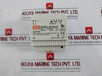 Mean Well Dr-30-24 Din Rail Input Output Power Supply Module 24V 1.5A 30W