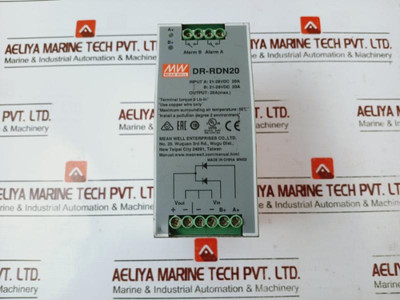 Mean Well Dr-rdn20 Power Supply Redundancy Module 21-28Vdc 20A Mean Well Dr-rdn20 Power Supply Redundancy Module 21-28Vdc 20A