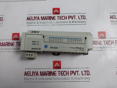 Allen-bradley 1791R-16B0 Compactblock I/O Module Ser D Rev A01 18-26.4 Vdc 250Ma Allen-bradley 1791R-16B0 Compactblock I/O Module Ser D Rev A01 18-26.4 Vdc 250Ma
