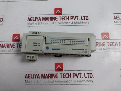 Allen-bradley 1791R-16B0 Compactblock I/O Module Ser D Rev A01 18-26.4 Vdc 250Ma 