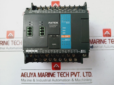 Fatek Fbs-20Mct Programmable Logic Controller 100V 240V Ac, 50/60Hz,36Va Fatek Fbs-20Mct Programmable Logic Controller 100V 240V Ac, 50/60Hz,36Va