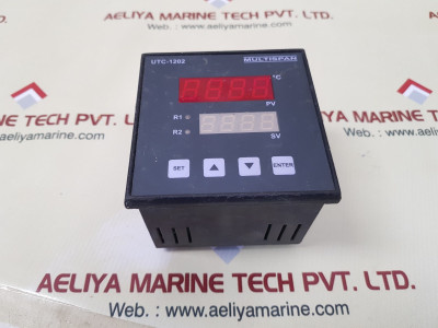 Multispan Utc-1202 Digital Temperature Controller 230V Ac Supply Multispan Utc-1202 Digital Temperature Controller 230V Ac Supply