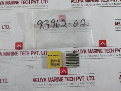 Lot Of 5X Eaton Bussmann Fast Acting Cartridge Fuse 250V Ac 1/2A 10Ka Ir 35A