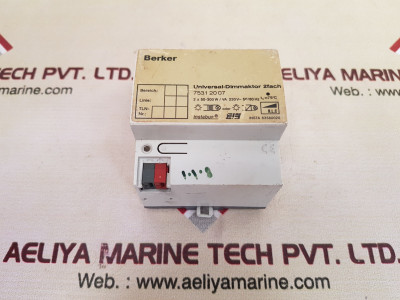 Berker 7531 20 07 Universal-dimmaktor 2Fach 230V~50/60Hz Berker 7531 20 07 Universal-dimmaktor 2Fach 230V~50/60Hz