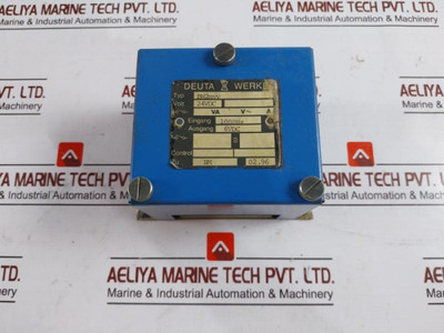 Deuta Werke Bw2Myv Control Unit 24Vdc 1000Hz Deuta Werke Bw2Myv Control Unit 24Vdc 1000Hz