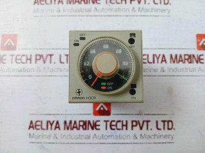 Omron H3Cr-f8 Series Din Rail, Panel Mount Timer Relay 100-240Vac 50/60Hz