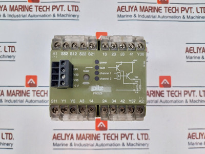 Pilz Pnoz 8 Safety Relay 24Vdc 10Af/6At Pilz Pnoz 8 Safety Relay 24Vdc 10Af/6At
