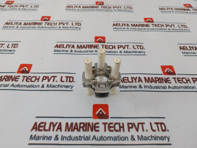 Plug Insert Three Pins With Earth Pin Hollow