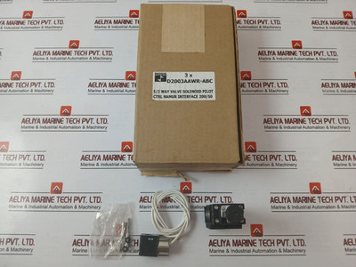 Automatic Valve D2003Aawr-abc 5/2 Way Valve With Solenoid Pilot Control 230V