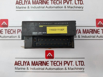 Omron Xwt-od16 Remote Terminal Module 24V Dc 0.5A Y10C0-y10Cf E198998
