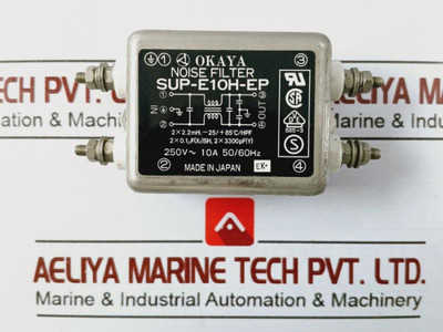 Okaya Sup-e10H-ep Noise Filter 250V 10A 50/60Hz 2X0.1µF(X2)Sh 2X3300Pf(Y) Okaya Sup-e10H-ep Noise Filter 250V 10A 50/60Hz 2X0.1µF(X2)Sh 2X3300Pf(Y)