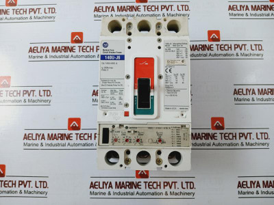 Allen-bradley 140U-j6X3A 3 Pole Molded Case Circuit Breaker Frame Ser A 50/60 Hz
