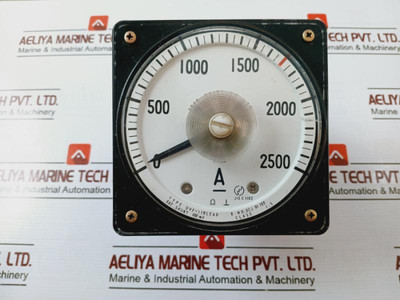 Toyo Keiki Dvf-11Vlead Wide Angle Ammeter 0 To 2500 A, Bcj01155 Toyo Keiki Dvf-11Vlead Wide Angle Ammeter 0 To 2500 A, Bcj01155