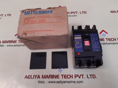 Mitsubishi Electric Nf60-sh No Fuse Breaker 15Amp Mitsubishi Electric Nf60-sh No Fuse Breaker 15Amp