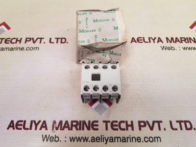 Moeller 04 Dil Auxiliary Contact Block 600Vac Max 15A, 250Vdc Max 1A Moeller 04 Dil Auxiliary Contact Block 600Vac Max 15A, 250Vdc Max 1A