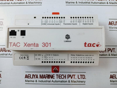 Lonmark Tac Xenta 301 Network And Pc Communication 0-10V Outputs Relay