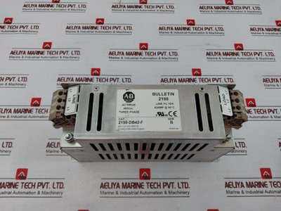 Allen-bradley Ser B 2198-db42-f 3-phase Ac Line Filter Bulletin 2198 480Vac Allen-bradley Ser B 2198-db42-f 3-phase Ac Line Filter Bulletin 2198 480Vac