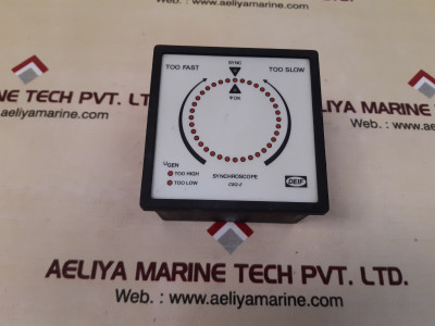 Deif csq-2 marine synchroscope relay 450v Deif csq-2 marine synchroscope relay 450v