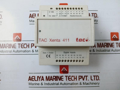 Schneider Electric Tac Xenta 411 Digital Input Module Ver 1.04 24Vac 2Va Class 2 Schneider Electric Tac Xenta 411 Digital Input Module Ver 1.04 24Vac 2Va Class 2