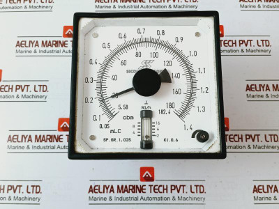 Sicom Stein Sohn Sp.Gr. 1,025 Analog Meter 5.58–182.4 Cbm, 2–16 Nl/H