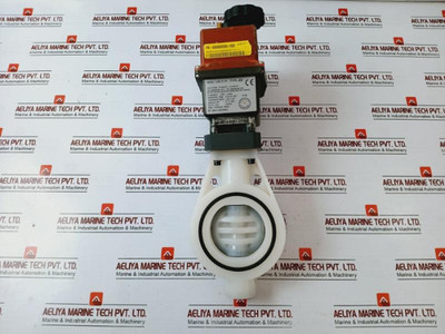 Asv Stubbe L55 Z V1 Butterfly W/ Electrical Valve Actuator 12-48 Dc /15-48 Ac