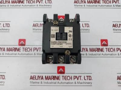 Cutler-hammer C25Fne360 Series A1 Contactor, 60 Amp, 24V, 50/60Hz