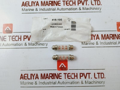 Lot Of 2X Jkl Components Le-0603-04R Based Red Led Lamp Cmyt-447-24V Rs 418-195 - New