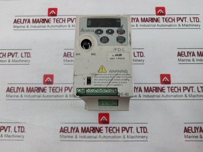 Delta Vfd004L21A Vfd-l Series 1-phase Ac Drive, 230V, 1-400Hz (Not Working) - For Parts Only Delta Vfd004L21A Vfd-l Series 1-phase Ac Drive, 230V, 1-400Hz (Not Working) - For Parts Only