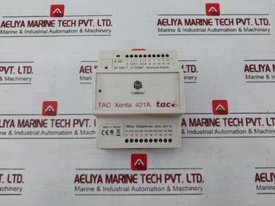 Schneider Electric Tac Xenta 421A Universal Input Module 24Vac 2A 250V Ac - Used Schneider Electric Tac Xenta 421A Universal Input Module 24Vac 2A 250V Ac - Used