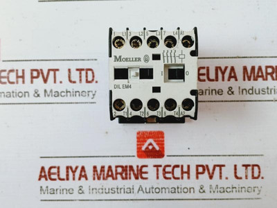 Moeller Dil Em4 Contactor 6000V Iec 947 Awg 18-14 24V 50/60Hz 1.2 Nm A600 P300 - Used Moeller Dil Em4 Contactor 6000V Iec 947 Awg 18-14 24V 50/60Hz 1.2 Nm A600 P300 - Used