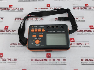 Victor Vc60B+ Digital Insulation Resistance Tester Ac750V Dc 9V 72454 36204 - Used Victor Vc60B+ Digital Insulation Resistance Tester Ac750V Dc 9V 72454 36204 - Used