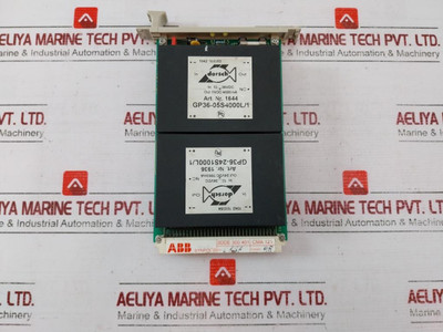 Abb 3Dde 300 401 Power Module 12-36Vdc Input 5Vdc/4000Ma & 24Vdc/1000Ma - Used Abb 3Dde 300 401 Power Module 12-36Vdc Input 5Vdc/4000Ma & 24Vdc/1000Ma - Used