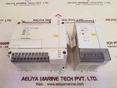 Mitsubishi melsec fx-16mr with fx-4ad programmable controller Mitsubishi melsec fx-16mr with fx-4ad programmable controller