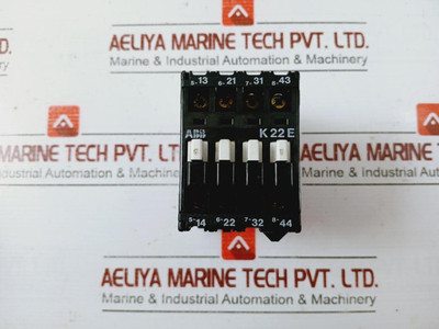 Abb K22E Control Relay Torque 9Lbs-in 10A-600V 50-60Hz - Used Abb K22E Control Relay Torque 9Lbs-in 10A-600V 50-60Hz - Used