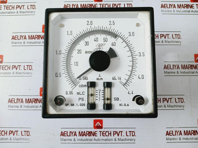 Sicom Stein Sohn Sp.Gr. 1,025 Analog Meter 0,05 To 4,4 Mlc 2-16 Nl/H - Used Sicom Stein Sohn Sp.Gr. 1,025 Analog Meter 0,05 To 4,4 Mlc 2-16 Nl/H - Used