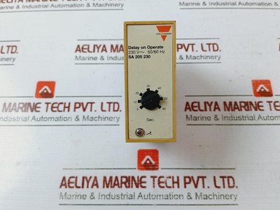 Carlo Gavazzi Sa 205 230 Timer Delay Relay 3-60 Sec 230V 50/60 Hz Ip20 437366 - Used Carlo Gavazzi Sa 205 230 Timer Delay Relay 3-60 Sec 230V 50/60 Hz Ip20 437366 - Used