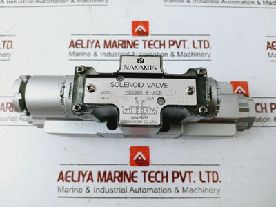 Nakakita Ns692R-6-acb-50A Solenoid Valve Ac100V A100 - Used Nakakita Ns692R-6-acb-50A Solenoid Valve Ac100V A100 - Used