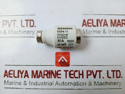 Lot Of 3X Siemens 5Sb411 Diazed Fuse Link 35A 500V - New Lot Of 3X Siemens 5Sb411 Diazed Fuse Link 35A 500V - New