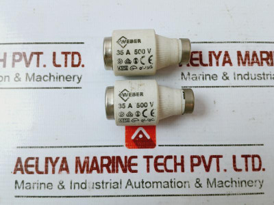 Lot Of 5X Weber 35A Diazed Fuse 500V