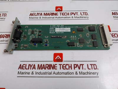 Bosch Rexroth 0 608 830 165 Smpdp Profibus Dp Module Hw-version 2.00 3608860254 - Used