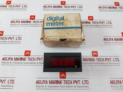 Asahi Keiki Ap-101-11-2 Digital Panel Meter 4 Digits 9412C - New Asahi Keiki Ap-101-11-2 Digital Panel Meter 4 Digits 9412C - New