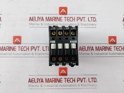 Abb K40E Coil Contactor 690V 10A-600V A600 P300 Str 75C - Used Abb K40E Coil Contactor 690V 10A-600V A600 P300 Str 75C - Used