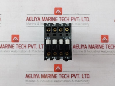 Abb K22E Contactor 10A-600V A600 P300 Awg10-18Cu Str 75C - Used Abb K22E Contactor 10A-600V A600 P300 Awg10-18Cu Str 75C - Used