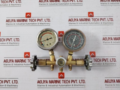 Asian First Cnp Pressure Gauge R-22 R-134A R-404A 0 To 500 Psi - Used