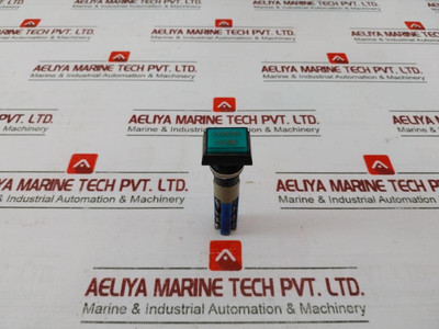 Tschudin & Heid 5A 250Vac Green Illuminated Solder Tail Pushbutton Switch 220V - Used