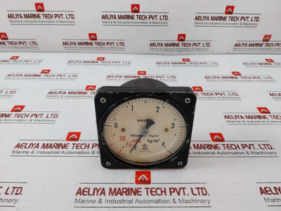 Nagano Keiki Seisakusho 76 Cmhg To 4 Kg/Cm2 Pressure Gauge 0.2 1Kg/Cm2 - Used Nagano Keiki Seisakusho 76 Cmhg To 4 Kg/Cm2 Pressure Gauge 0.2 1Kg/Cm2 - Used