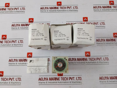 Fuji Electric Ms4Srapn Ms4S Series Super Timer Module 0-6 Sec 100-240Vac 50/60Hz