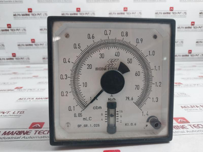 Sicom Stein Sohn Sp.Gr. 1,025 Analog Meter 2-16 Nl/H 1,94 To 79,6 Cbm 